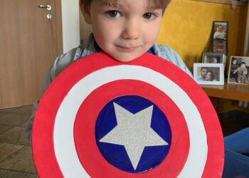 Tutorial de escudo do Capitão América