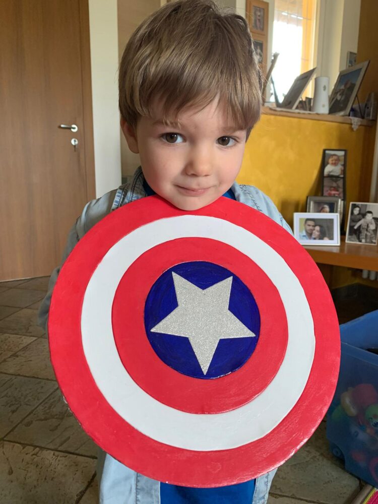 Tutorial de escudo do Capitão América